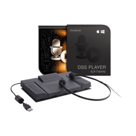 Olympus AS-2400 Transcription Kit with Olympus DSSPlayer Transcription Software
