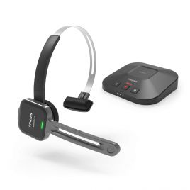 Philips SpeechOne Wireless Dictation Headset : Headset for Dictation : Headset for Dragon Speech Recognition : Philips PSM-6000 : PSM-6300