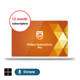 Philips SpeechExec Pro Dictate V12: 12 Month License