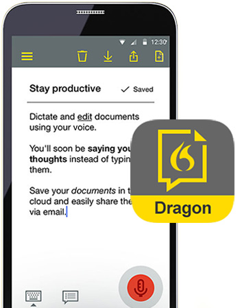 Free dictation speech recognition app with Dragon Professional Anywhere